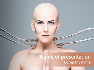 Makeup Cables Beautiful PowerPoint Template