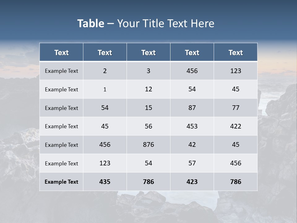Element Tropical Dangerous PowerPoint Template