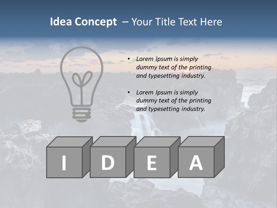 Element Tropical Dangerous PowerPoint Template