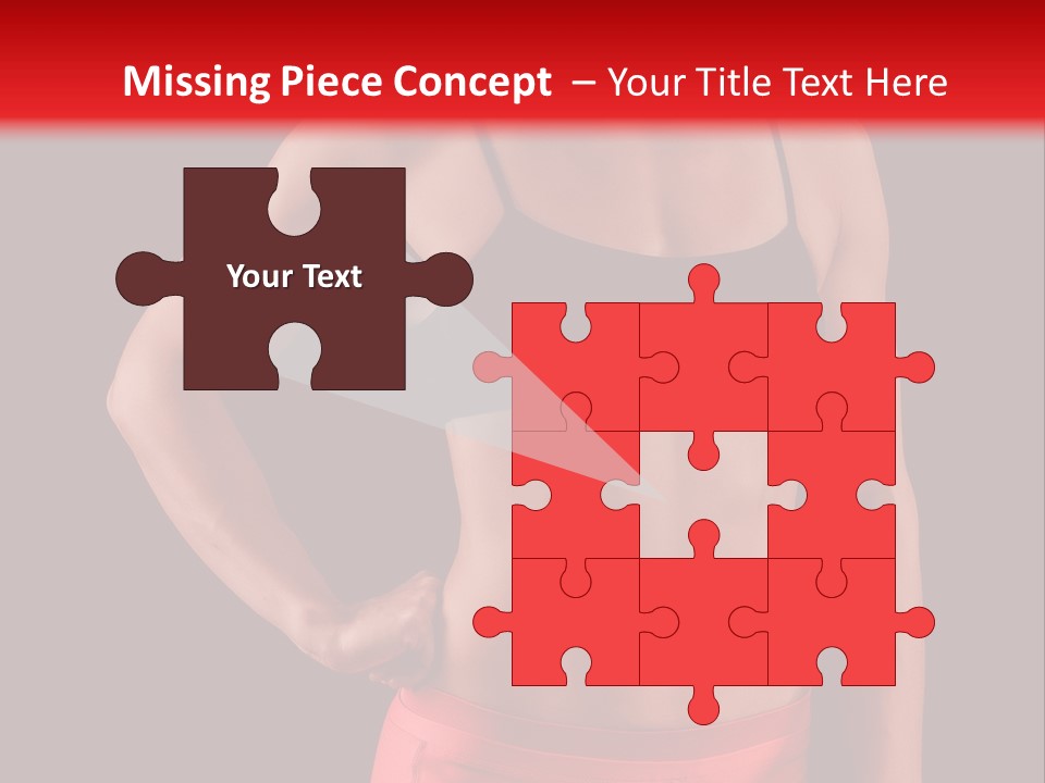 Sport Athlete Isolated PowerPoint Template