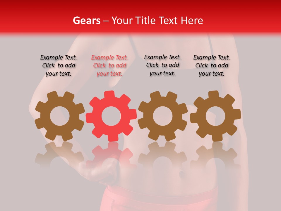 Sport Athlete Isolated PowerPoint Template