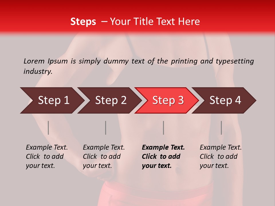 Sport Athlete Isolated PowerPoint Template