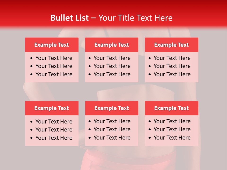 Sport Athlete Isolated PowerPoint Template