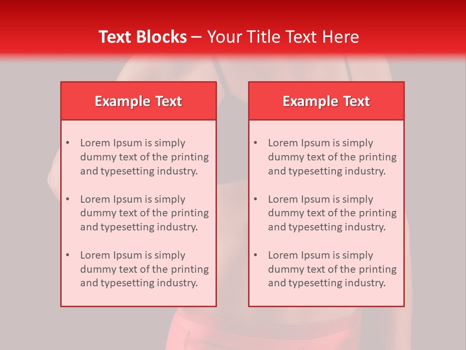 Sport Athlete Isolated PowerPoint Template