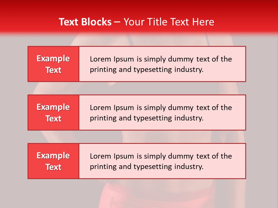 Sport Athlete Isolated PowerPoint Template