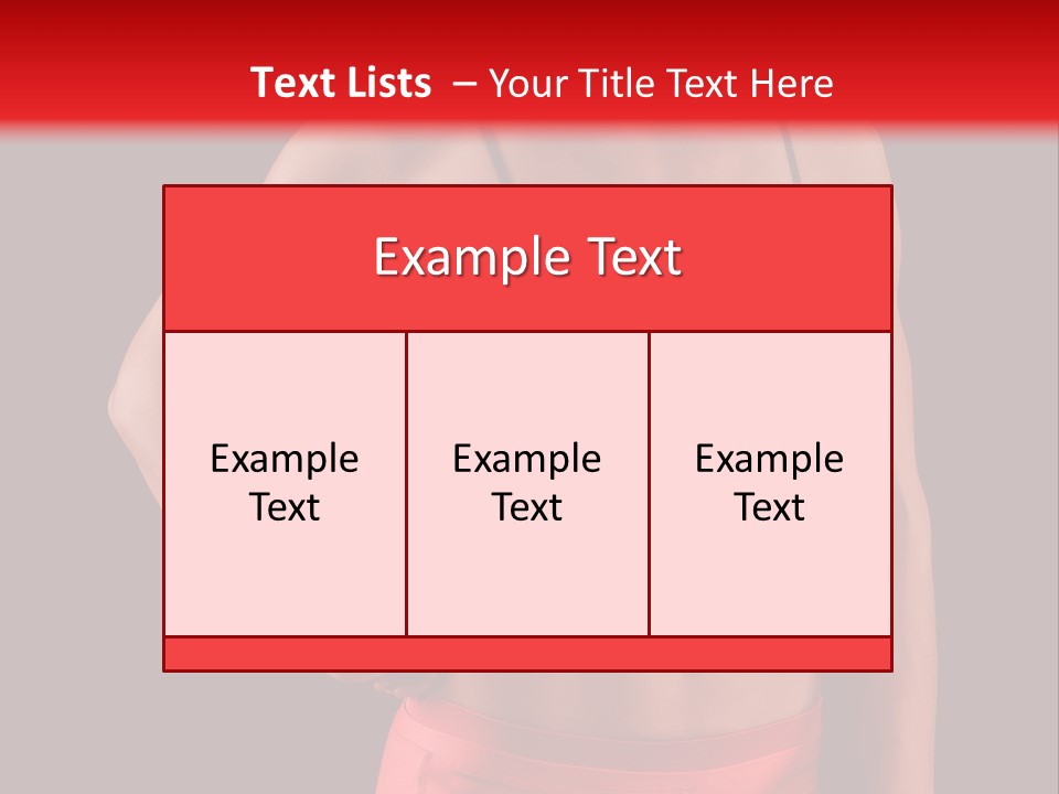 Sport Athlete Isolated PowerPoint Template