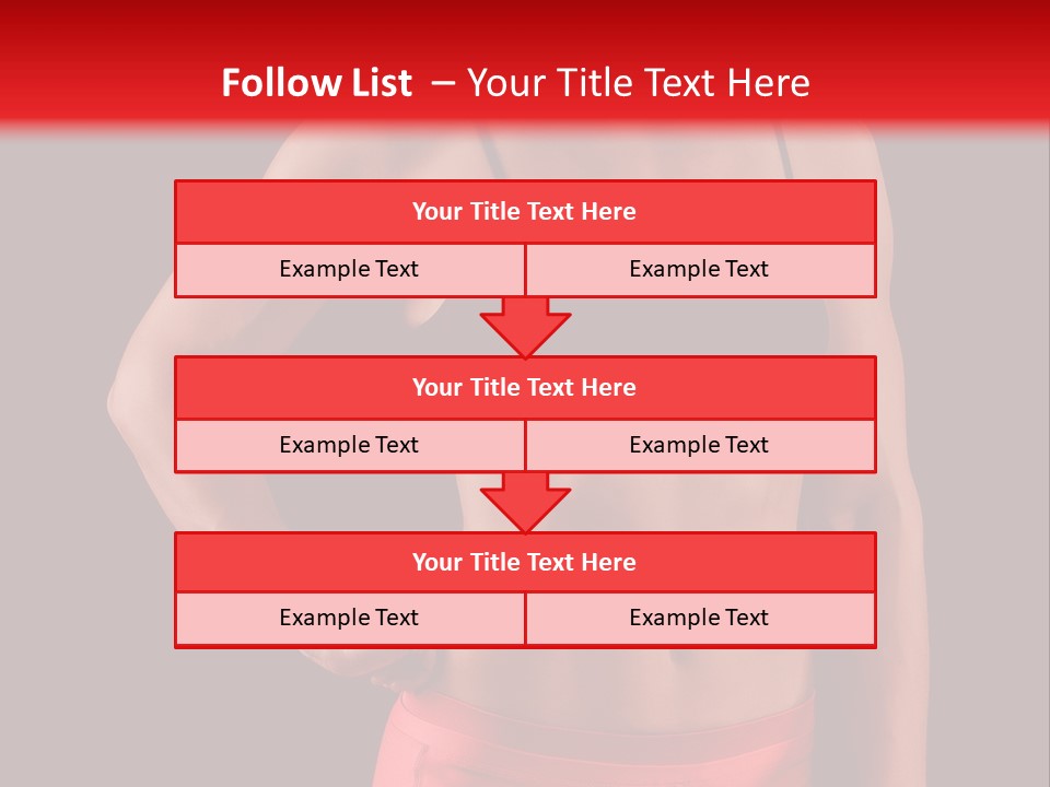 Sport Athlete Isolated PowerPoint Template