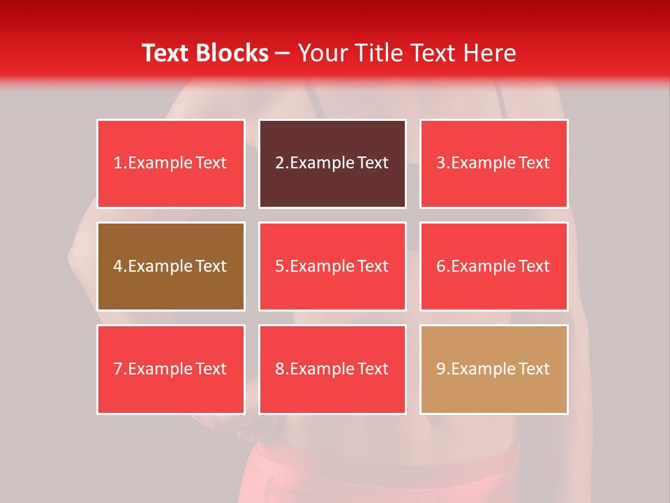 Sport Athlete Isolated PowerPoint Template