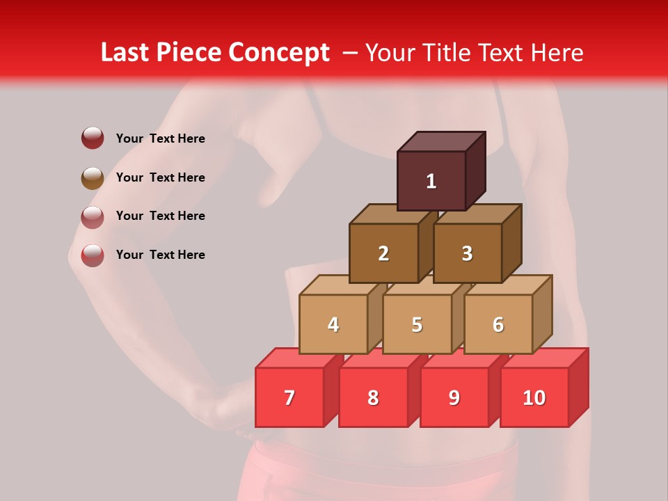 Sport Athlete Isolated PowerPoint Template