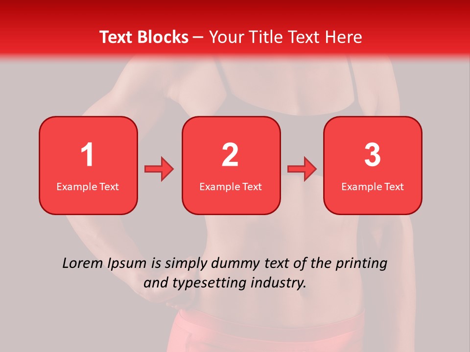 Sport Athlete Isolated PowerPoint Template