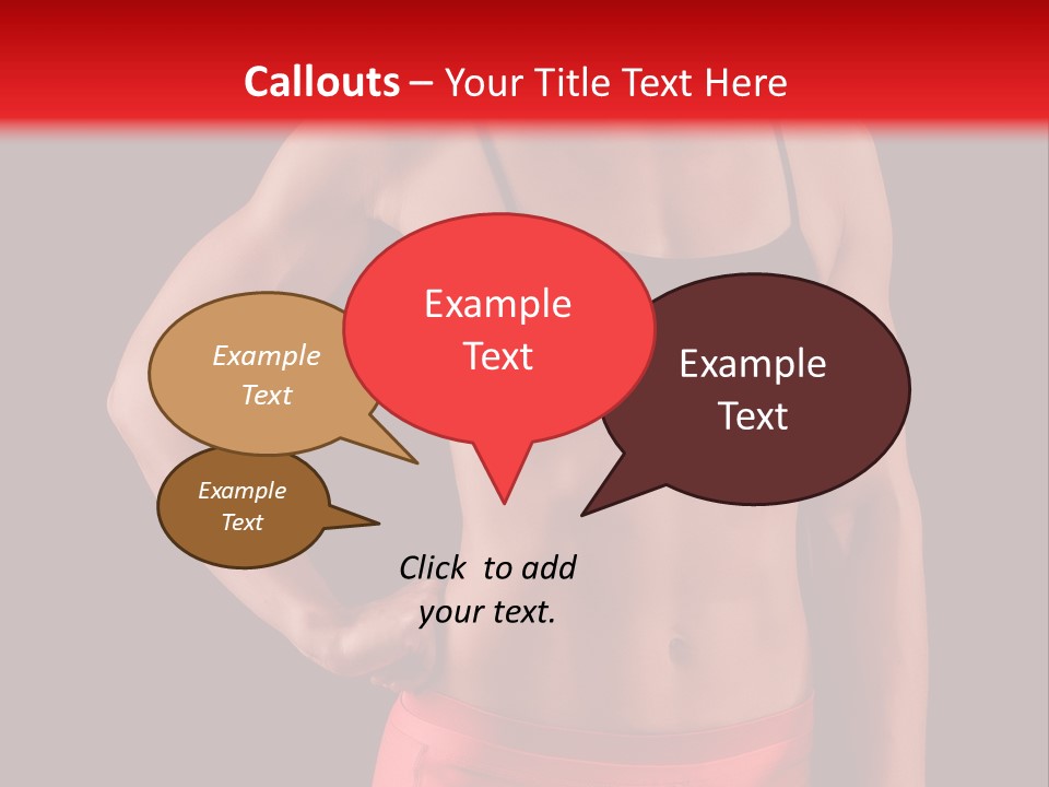 Sport Athlete Isolated PowerPoint Template