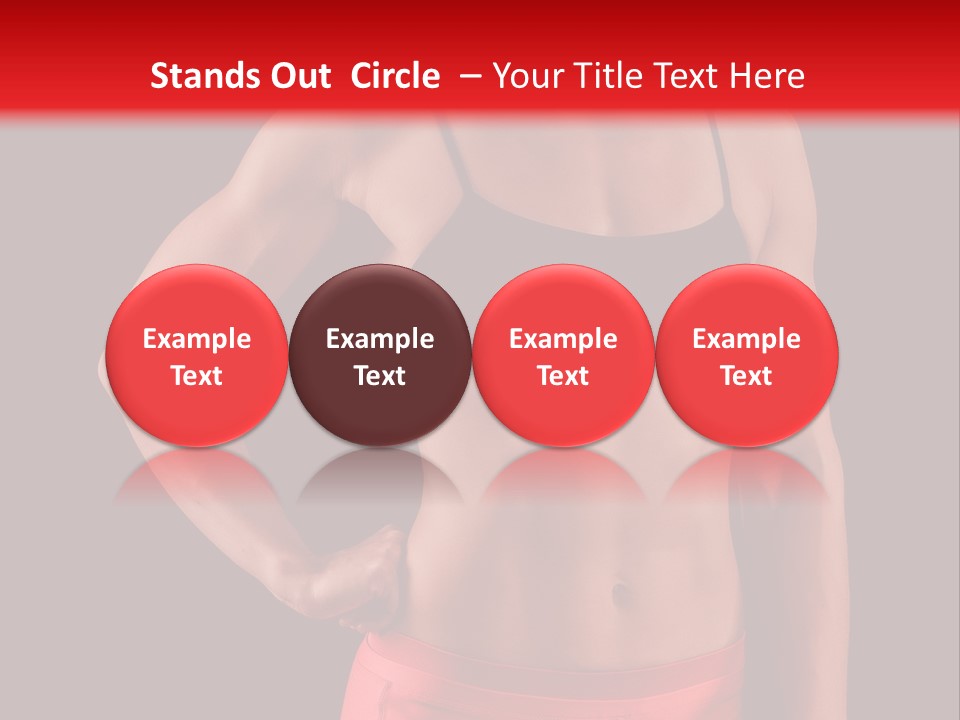 Sport Athlete Isolated PowerPoint Template