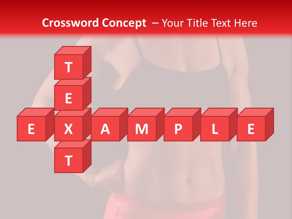 Sport Athlete Isolated PowerPoint Template