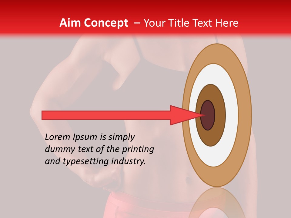 Sport Athlete Isolated PowerPoint Template