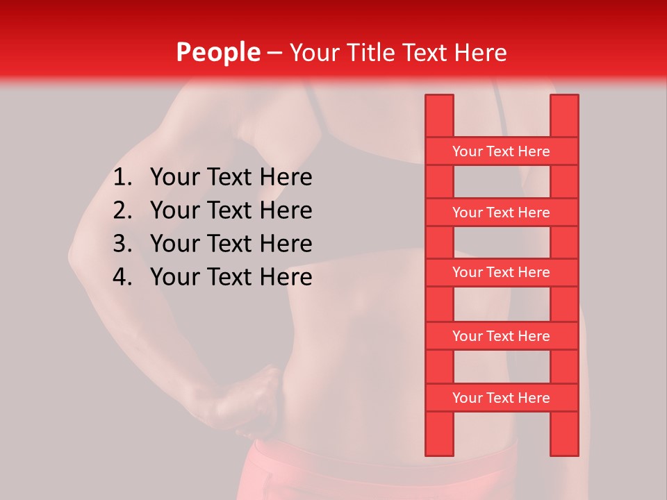 Sport Athlete Isolated PowerPoint Template