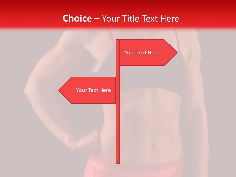 Sport Athlete Isolated PowerPoint Template