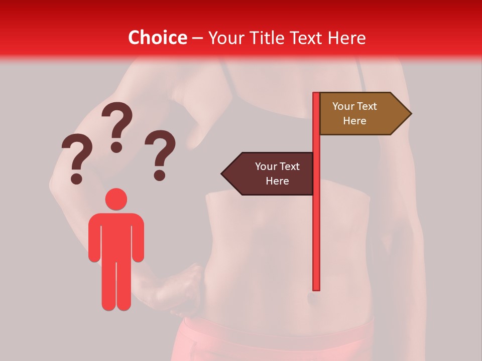 Sport Athlete Isolated PowerPoint Template