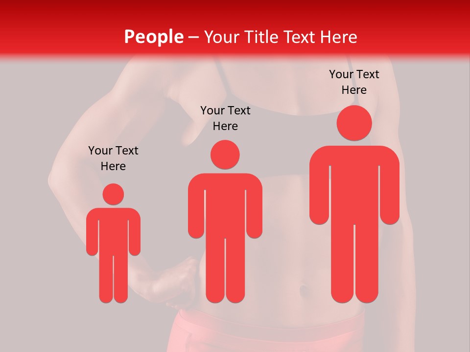 Sport Athlete Isolated PowerPoint Template