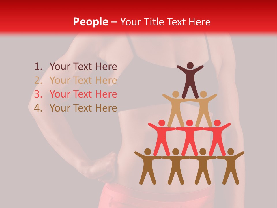 Sport Athlete Isolated PowerPoint Template