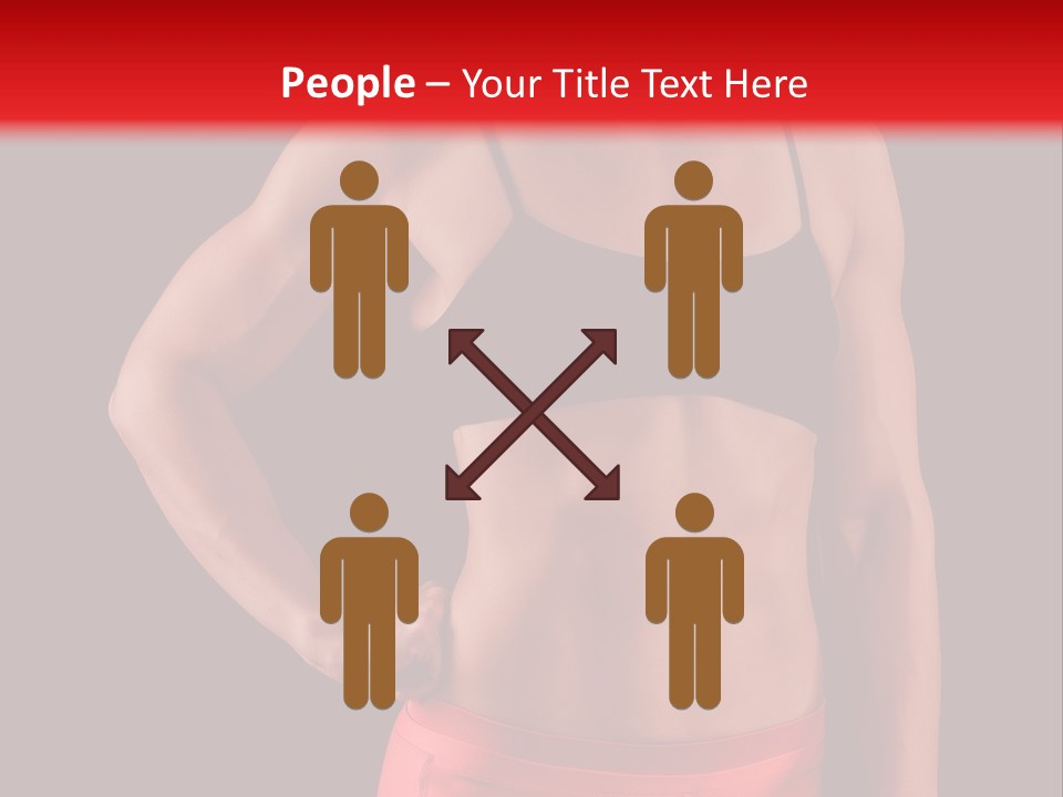 Sport Athlete Isolated PowerPoint Template