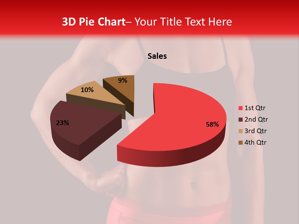 Sport Athlete Isolated PowerPoint Template