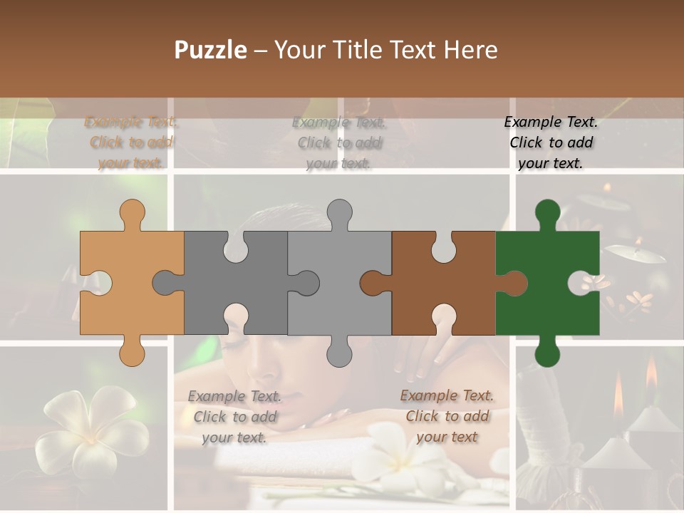 Woman Salt Wellness PowerPoint Template