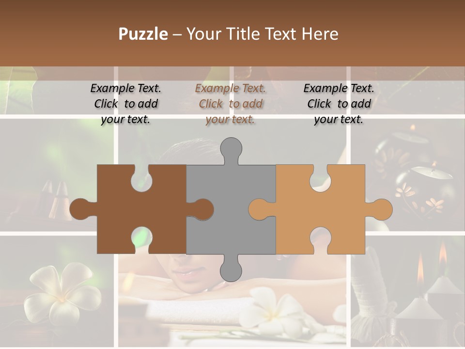 Woman Salt Wellness PowerPoint Template