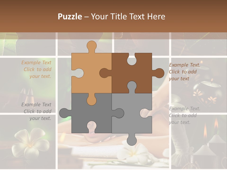 Woman Salt Wellness PowerPoint Template
