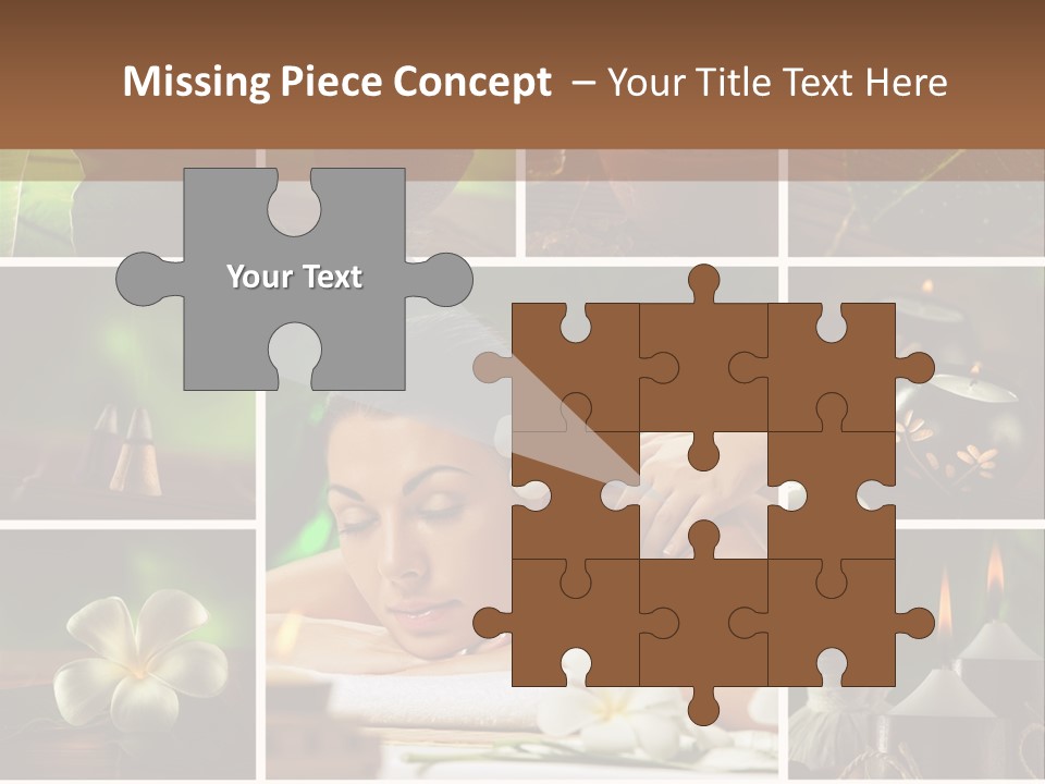 Woman Salt Wellness PowerPoint Template