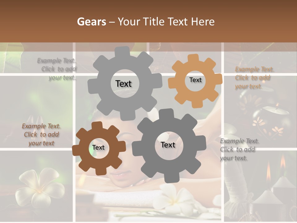 Woman Salt Wellness PowerPoint Template