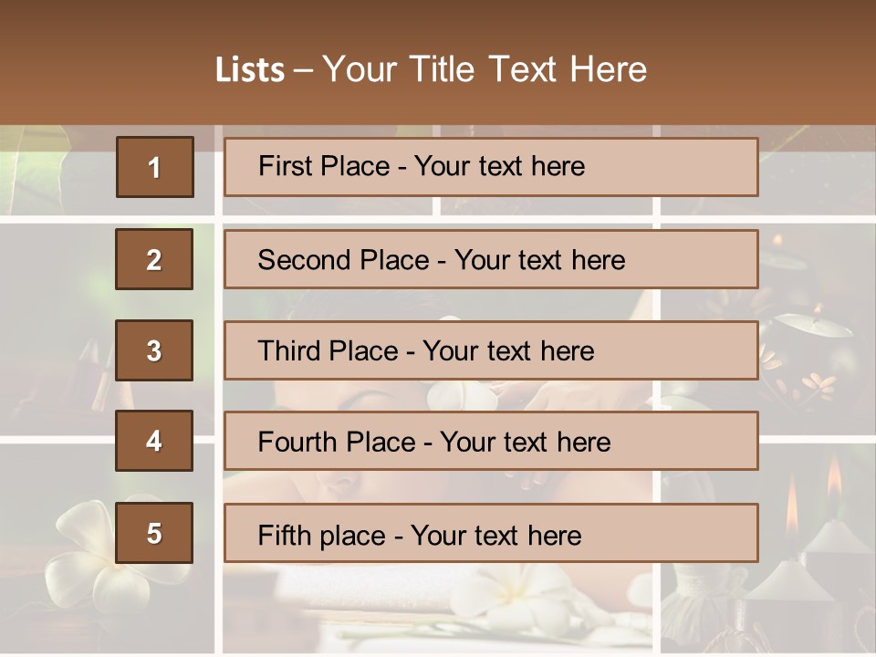 Woman Salt Wellness PowerPoint Template