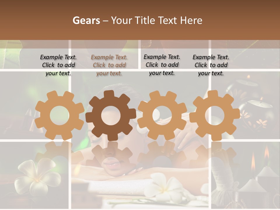 Woman Salt Wellness PowerPoint Template