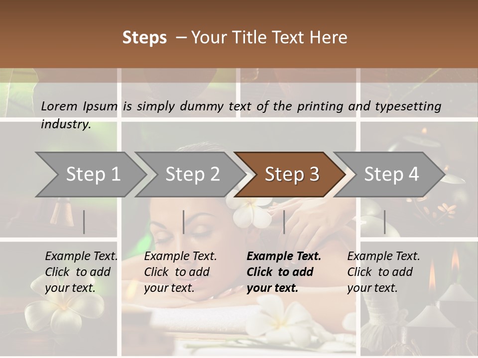 Woman Salt Wellness PowerPoint Template