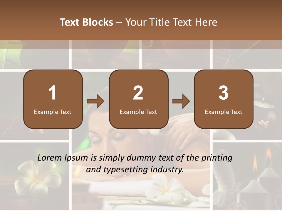 Woman Salt Wellness PowerPoint Template