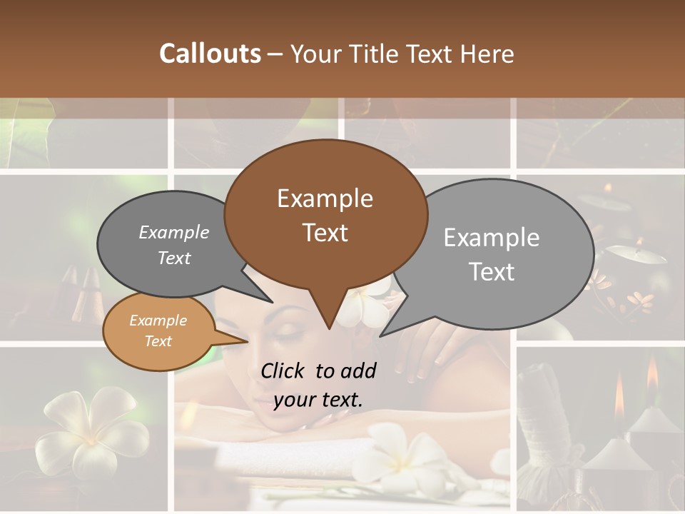 Woman Salt Wellness PowerPoint Template