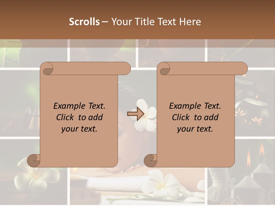 Woman Salt Wellness PowerPoint Template
