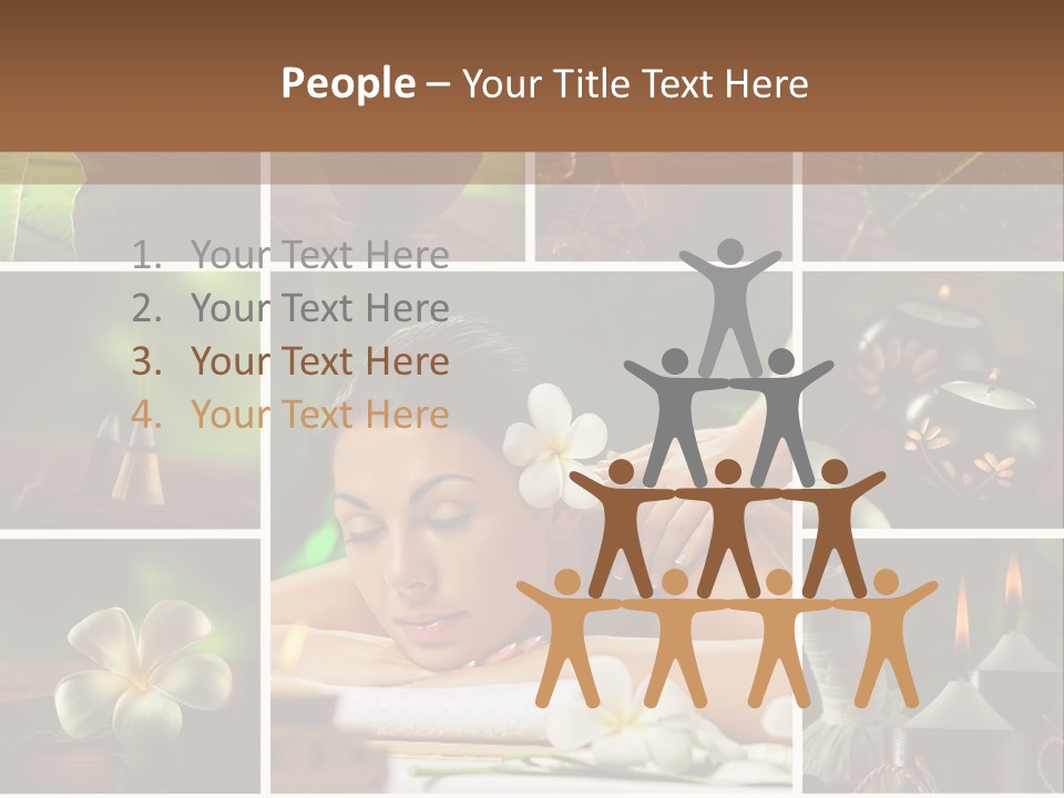 Woman Salt Wellness PowerPoint Template