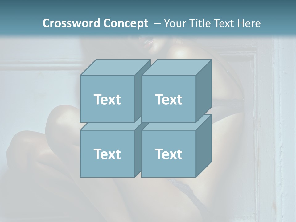 Female Attractive Hairstyle PowerPoint Template