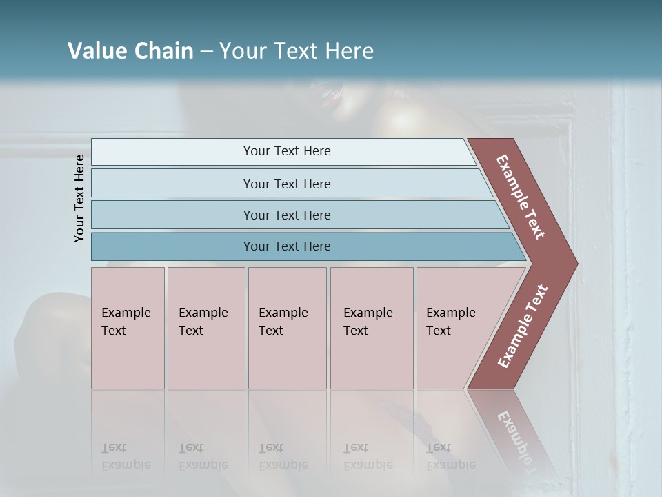 Female Attractive Hairstyle PowerPoint Template