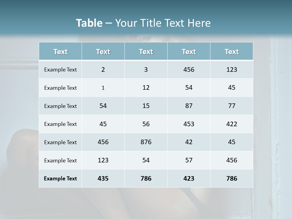 Female Attractive Hairstyle PowerPoint Template