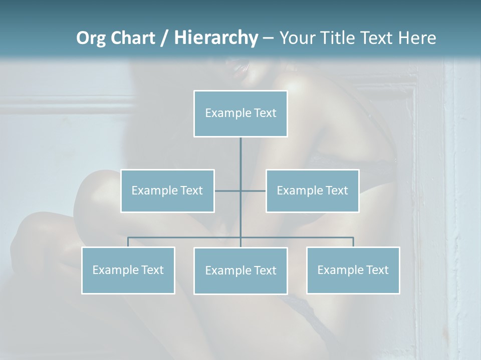 Female Attractive Hairstyle PowerPoint Template