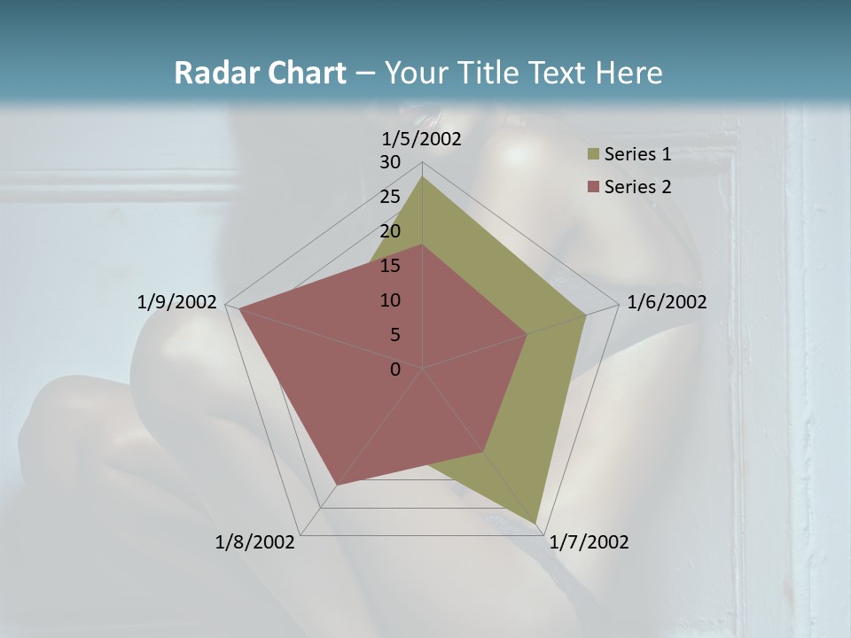 Female Attractive Hairstyle PowerPoint Template