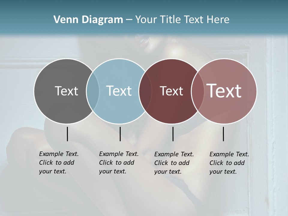 Female Attractive Hairstyle PowerPoint Template