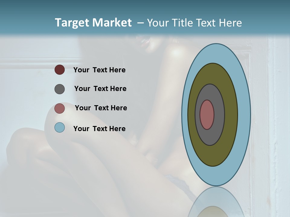 Female Attractive Hairstyle PowerPoint Template