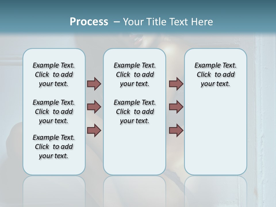 Female Attractive Hairstyle PowerPoint Template