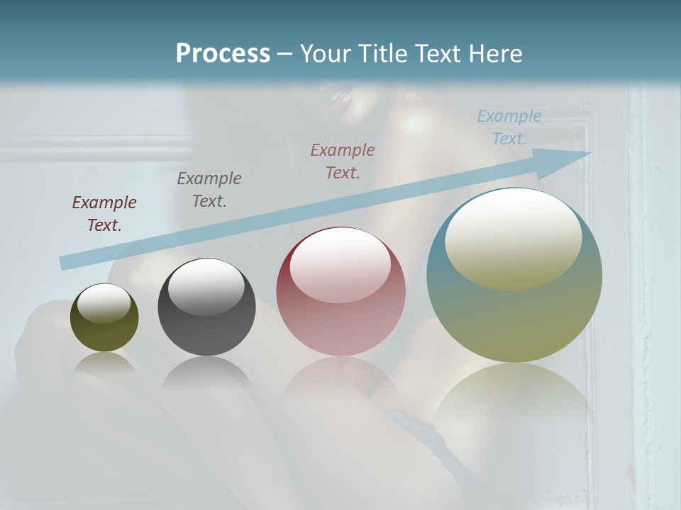 Female Attractive Hairstyle PowerPoint Template