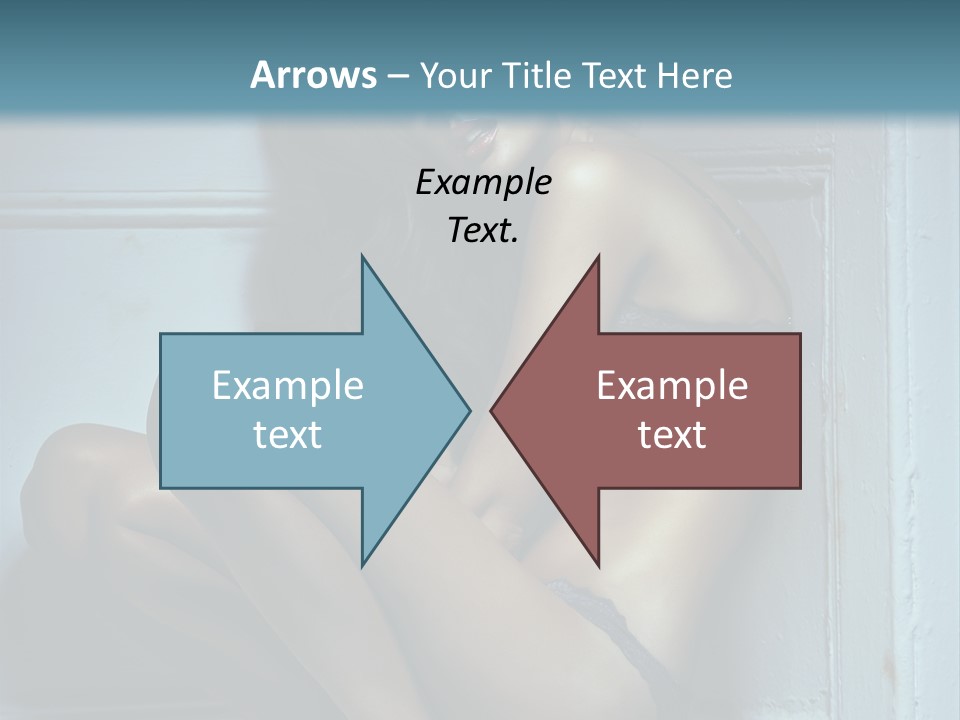 Female Attractive Hairstyle PowerPoint Template