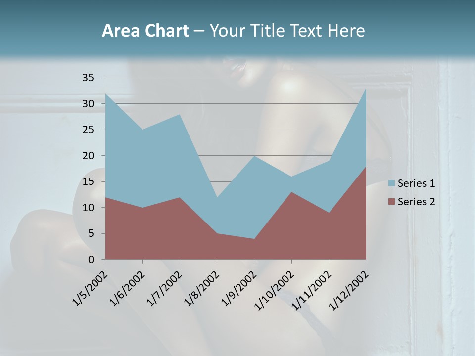 Female Attractive Hairstyle PowerPoint Template