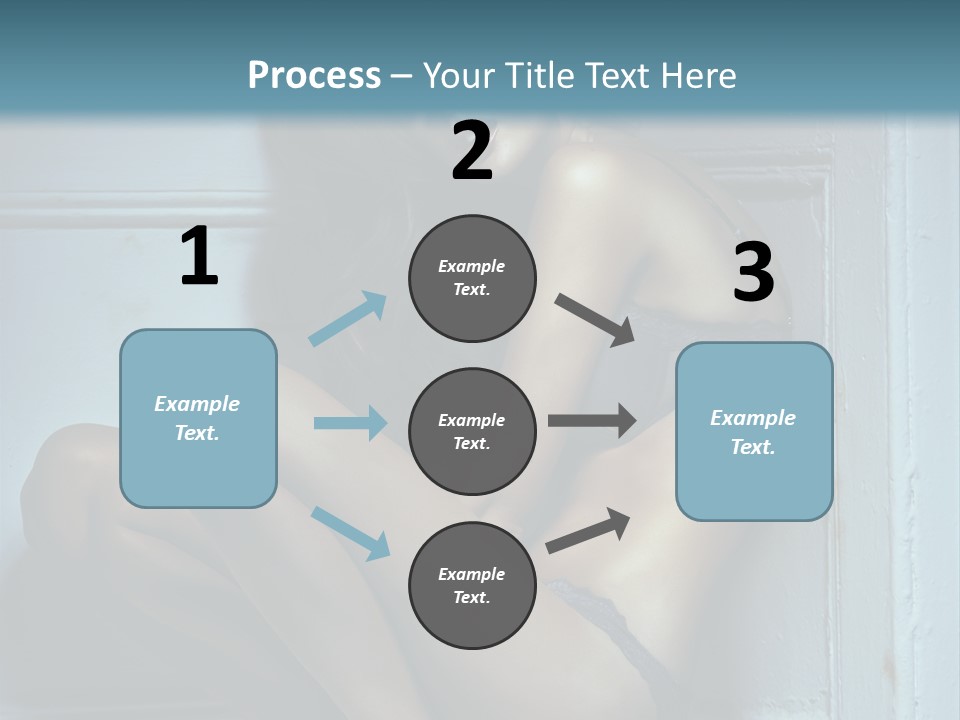 Female Attractive Hairstyle PowerPoint Template
