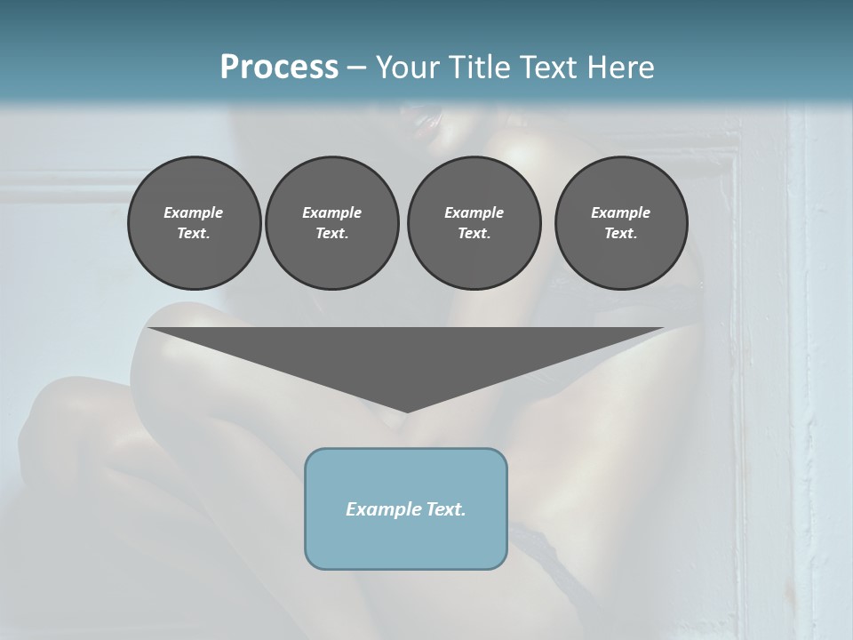 Female Attractive Hairstyle PowerPoint Template
